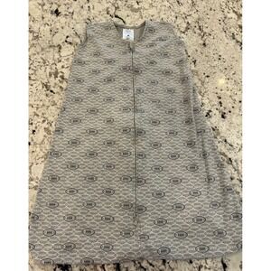 HALO SleepSack Wearable Blanket Grey Football Print Baby Toddler Size LG